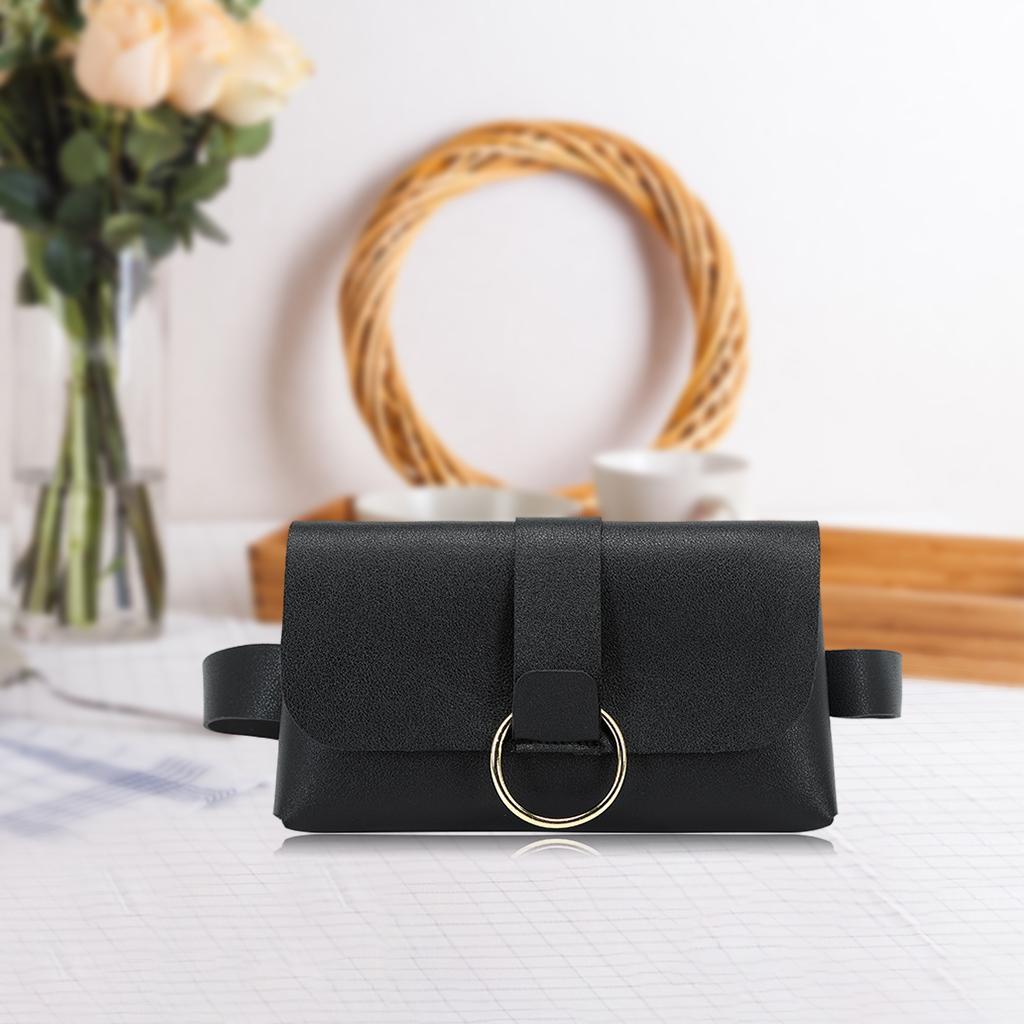 Fanny Pack PU Leather  Purse Waist Bag