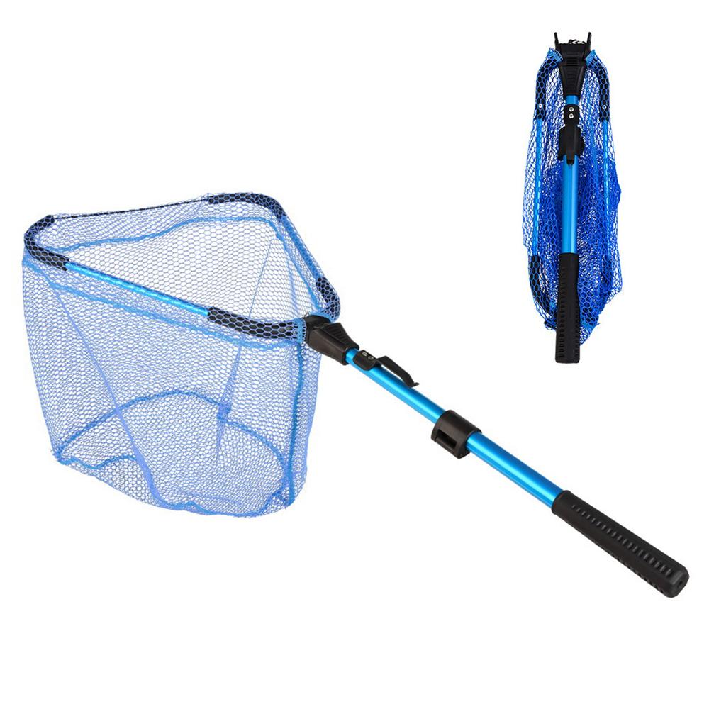 Ống lồng lưới đánh bắt cá, có thể thu gọn, thiết kế 2 phần, kéo dài đến 98cm