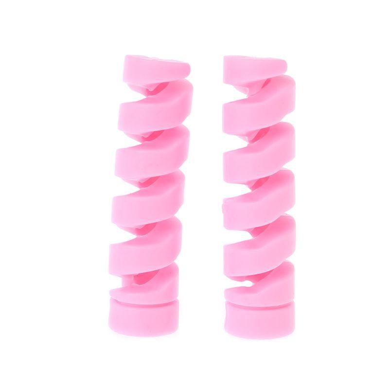 Set 2 Dây Lò Xo Quấn Bảo Vệ Dây Cáp Sạc / Tai Nghe Usb