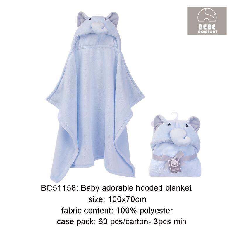 Chăn ủ lông hình thú siêu mềm cho bé Bebe Comfort