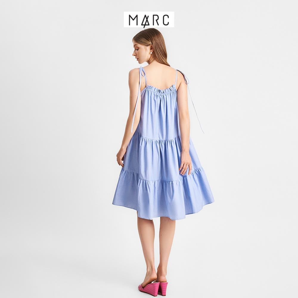 Đầm nữ MARC FASHION dây cổ rút dây 3 tầng CBVH0579