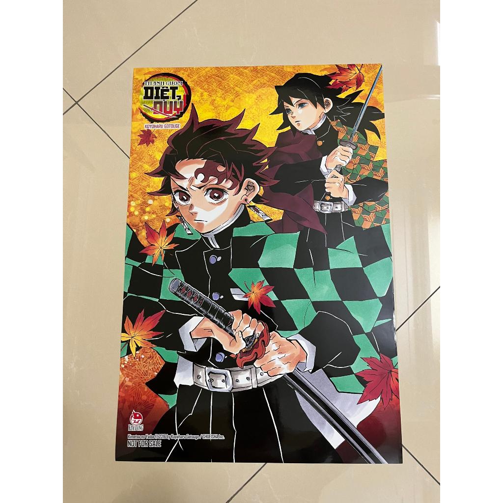 Poster Thanh gươm diệt quỷ Japan Wave - Kimetsu no Yaiba - NXB Kim Đồng