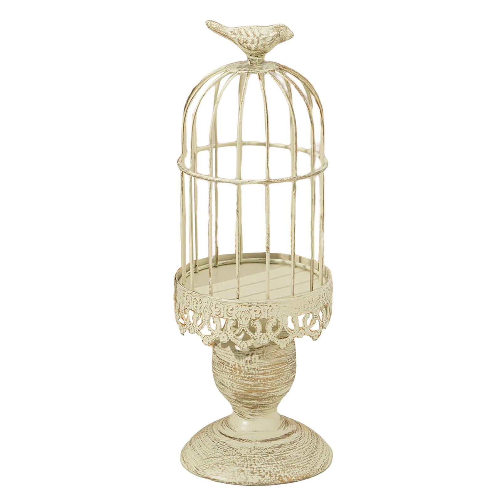 Bird Cage Candle Holder Pillar Candle Holder for Party Events Decoration