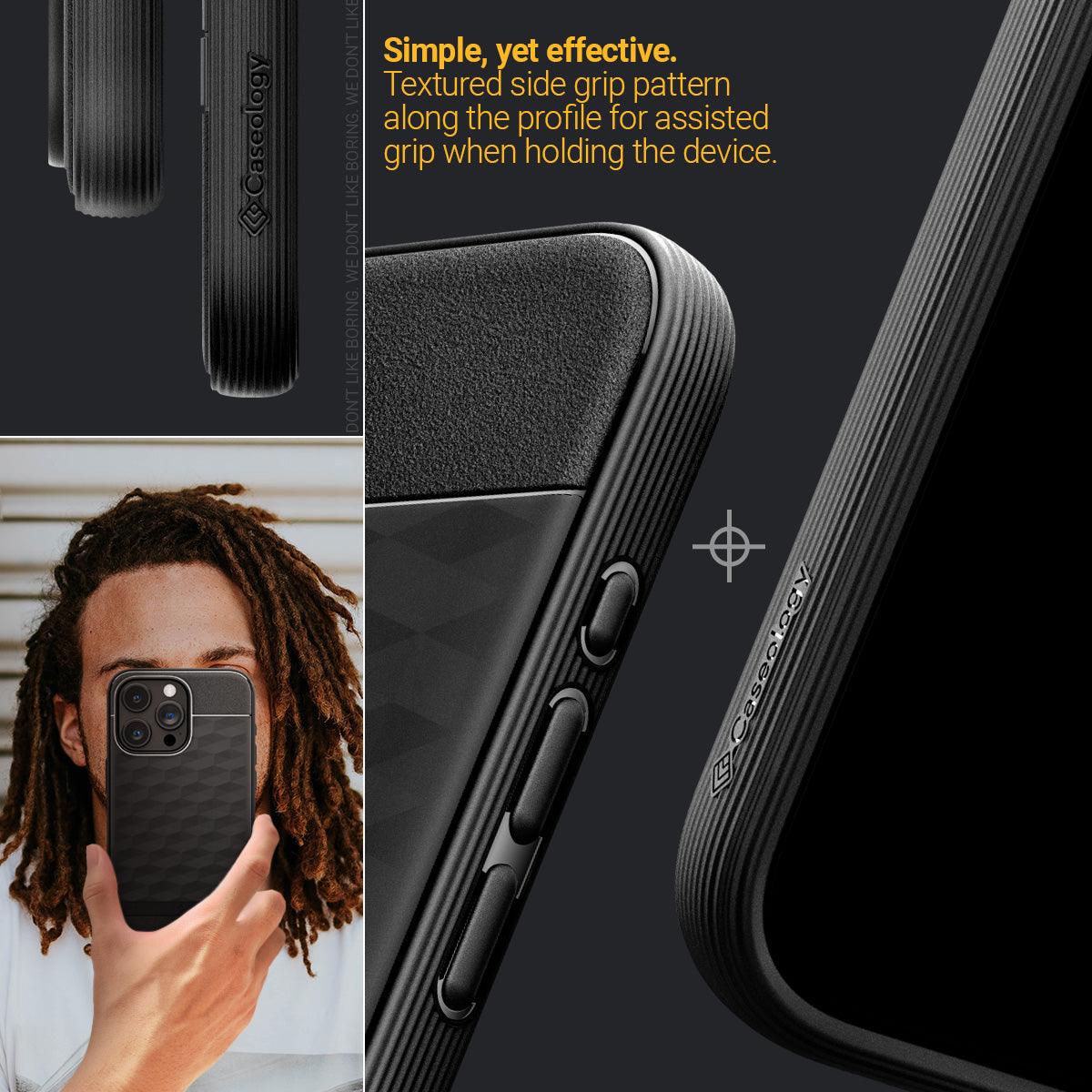 Ốp Lưng Spigen Hỗ Trợ Sạc Từ Tính MagFit Dành Cho iPhone 15 Pro Max, SPIGEN CASEOLOGY PARALLAX MAGFIT - HÀNG CHÍNH HÃNG