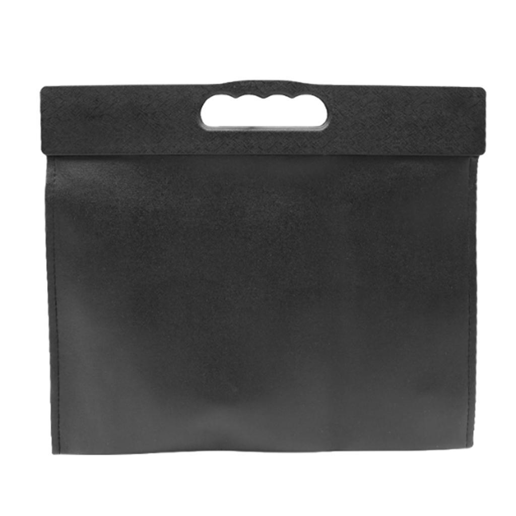 Car bag storage pocket for hanging rear seat black