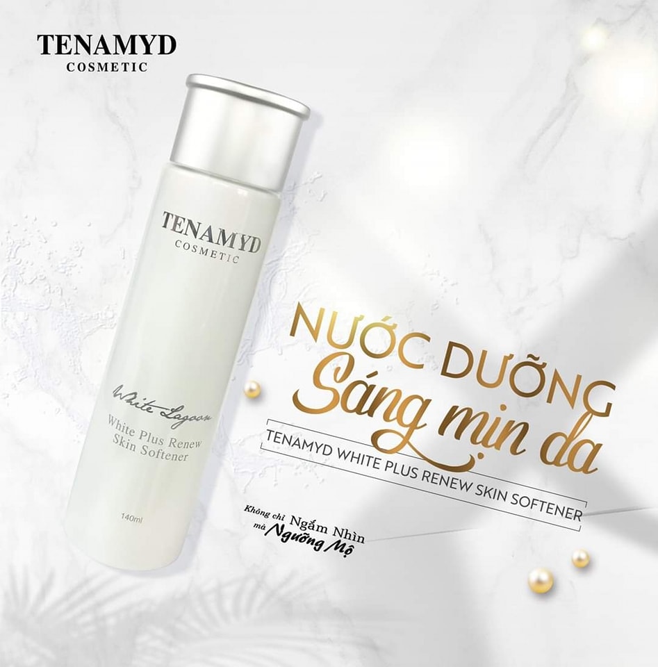 Nước dưỡng trắng mịn da TENAMYD White Plus Renew Skin Softener 140ml