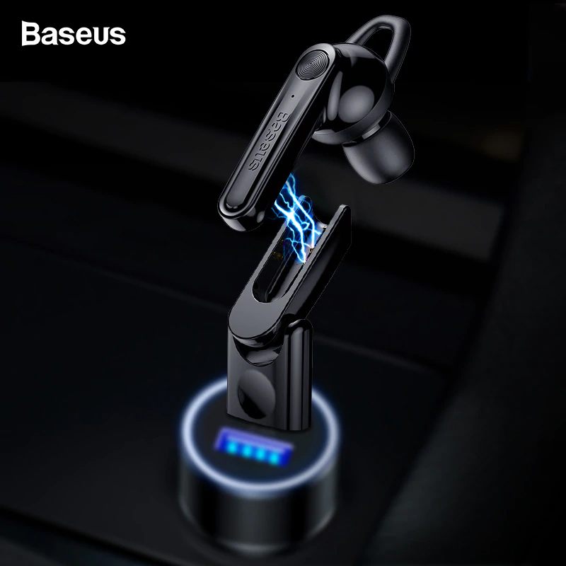 Tai nghe bluetooth BASEUS TWS sạc không dây cảm ứng chạm điều khiển thông minh - Hàng chính hãng
