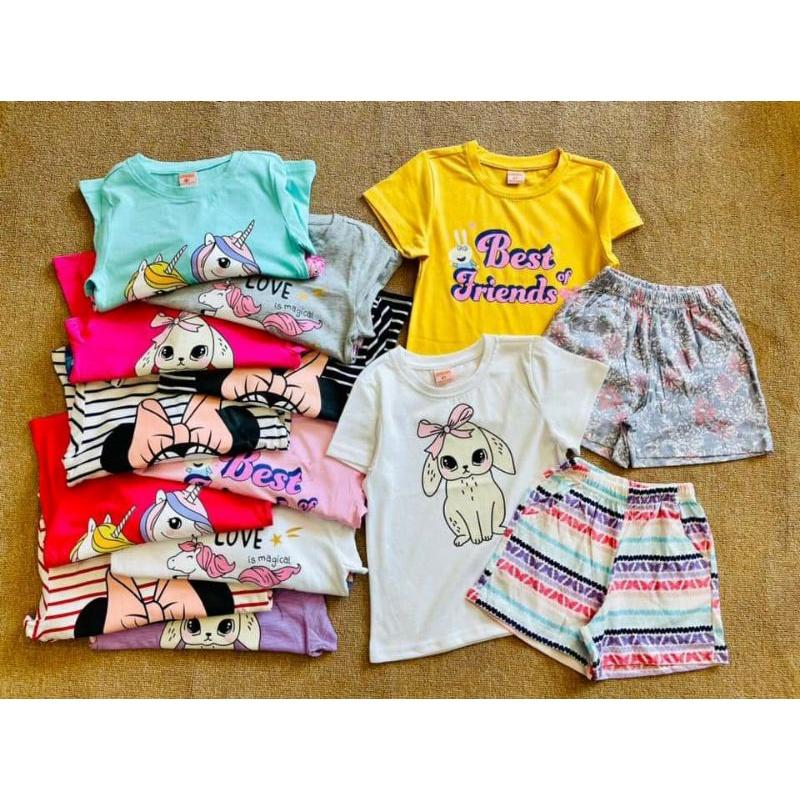 BỘ COTTON HÈ BÉ GÁI 18-50KG