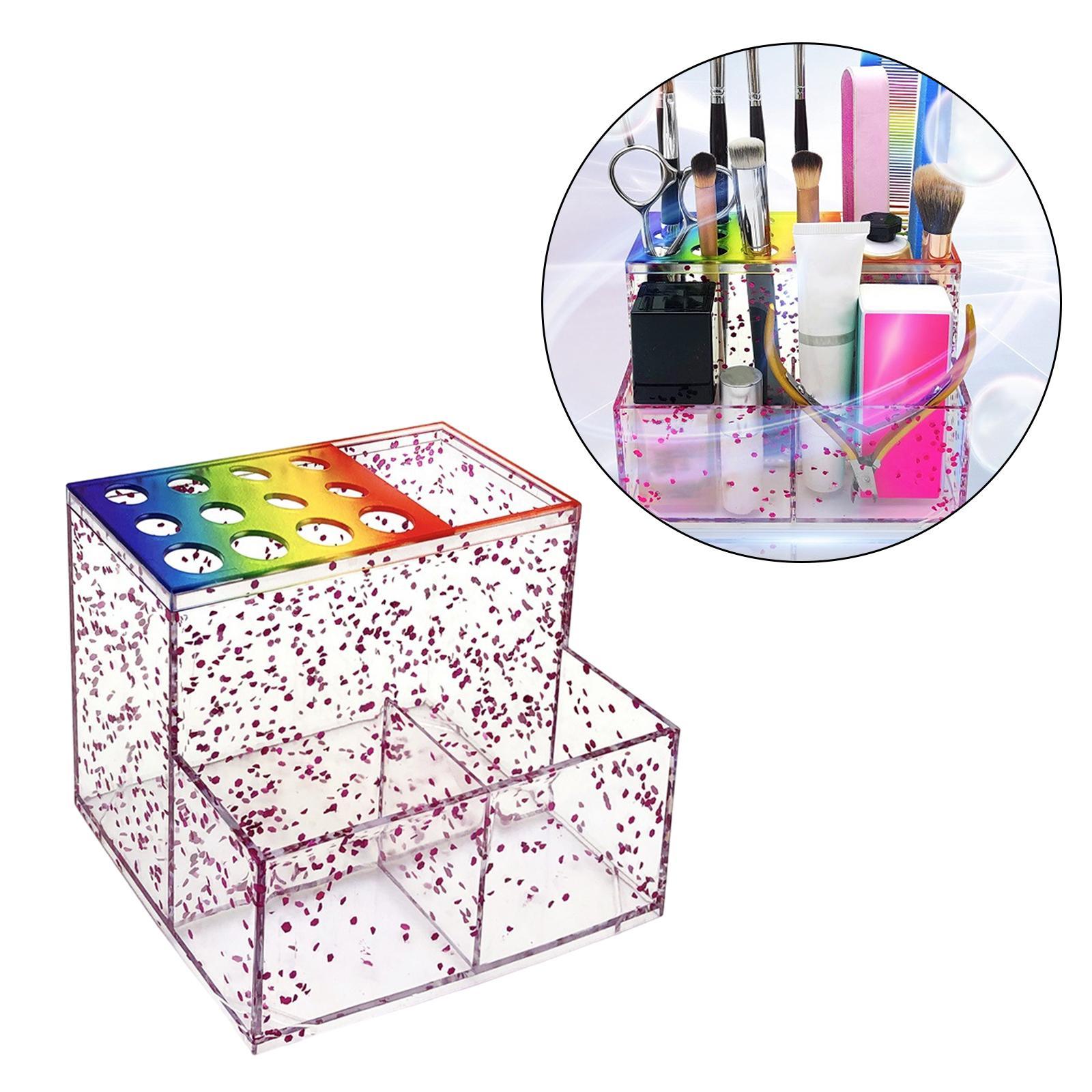 Hair Scissors Storage Box Stylist Scissor Rack for Cosmetic Styling Tool