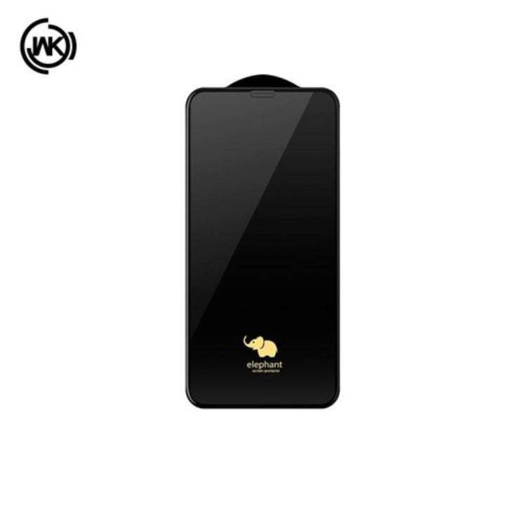 Kính cường lực con Voi iPhone WK Elephant 3D hộp sắt , không hộp trần dán full dành cho IP 6 Plus 7 8 X XS Max 11 12 Hàng Chính Hãng