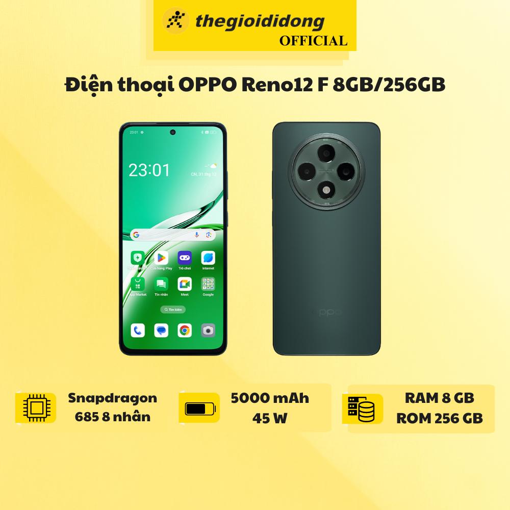 Điện thoại OPPO Reno12 F 8GB/256GB - Hàng Chính Hãng