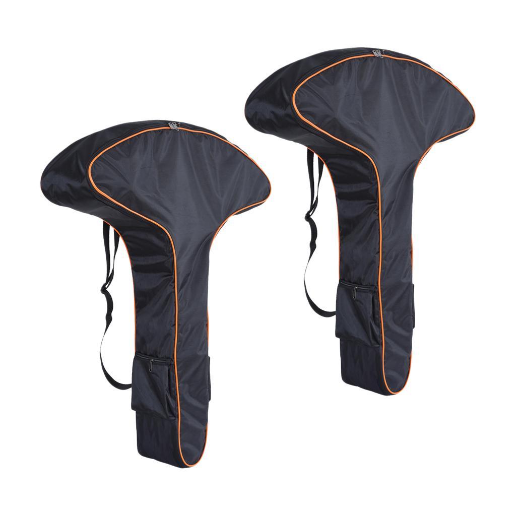 2pcs T-Shaped Bow Case, Lightweight Portable Outdoor Archery Carry Bag, Bow Carrier Protective Bag for Hunting