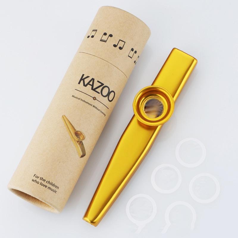 Kèn Kazoo kim loại nhiều túi cho bé