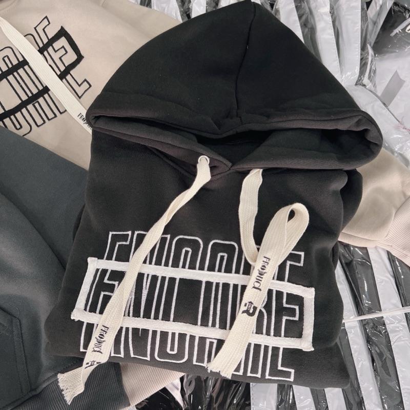 [LZ] Áo khoát nỉ hoodie ENCARE bao đẹp cực chuẩn-A2180 - Đen