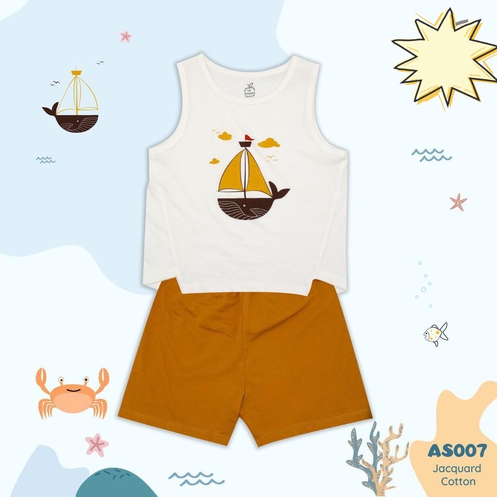 Bộ quần áo ba lỗ cho bé trai - bé gái từ 6 tháng đến 5 tuổi chất liệu modal và cotton