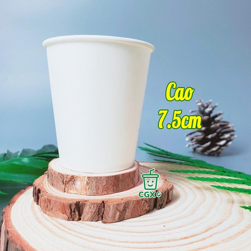 50 CỐC GIẤY XANH 150ml Size Nhỏ, Dùng 1 Lần Uống Nước  Siêu Dày Dặn, Cứng Cáp