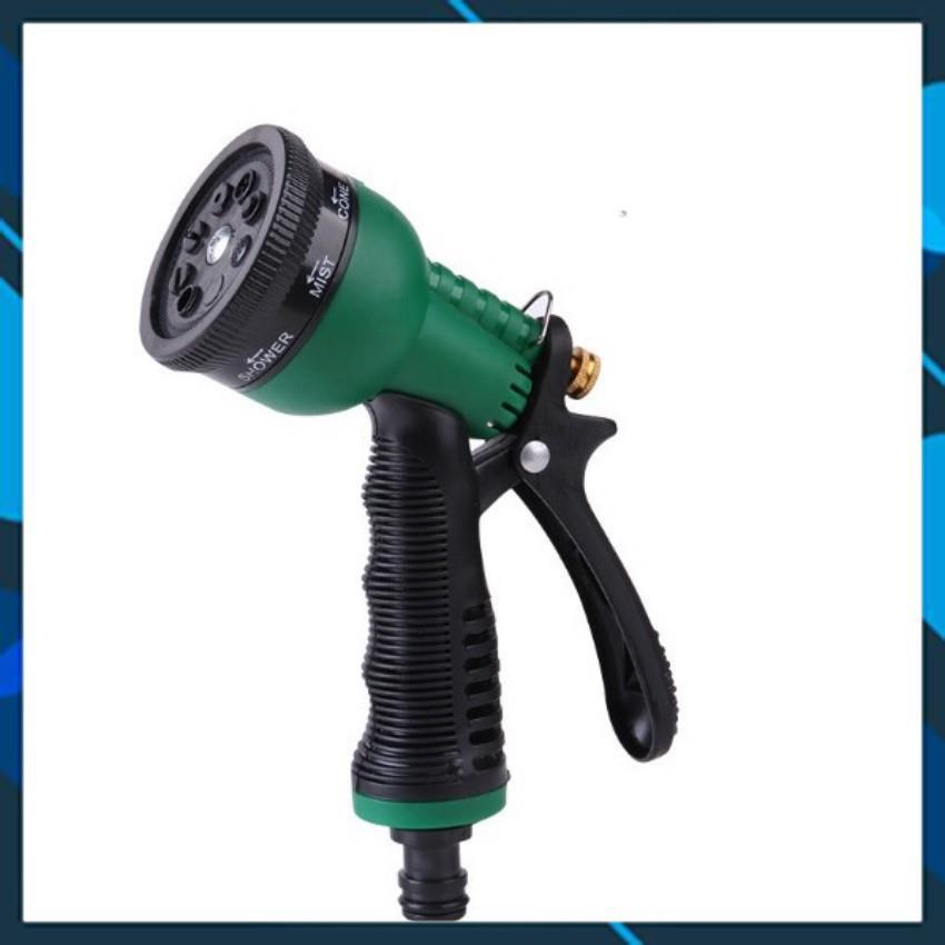 Vòi xịt rửa xe,Vòi phun nước tưới cây tăng áp thông minh 8 chế độ 815621