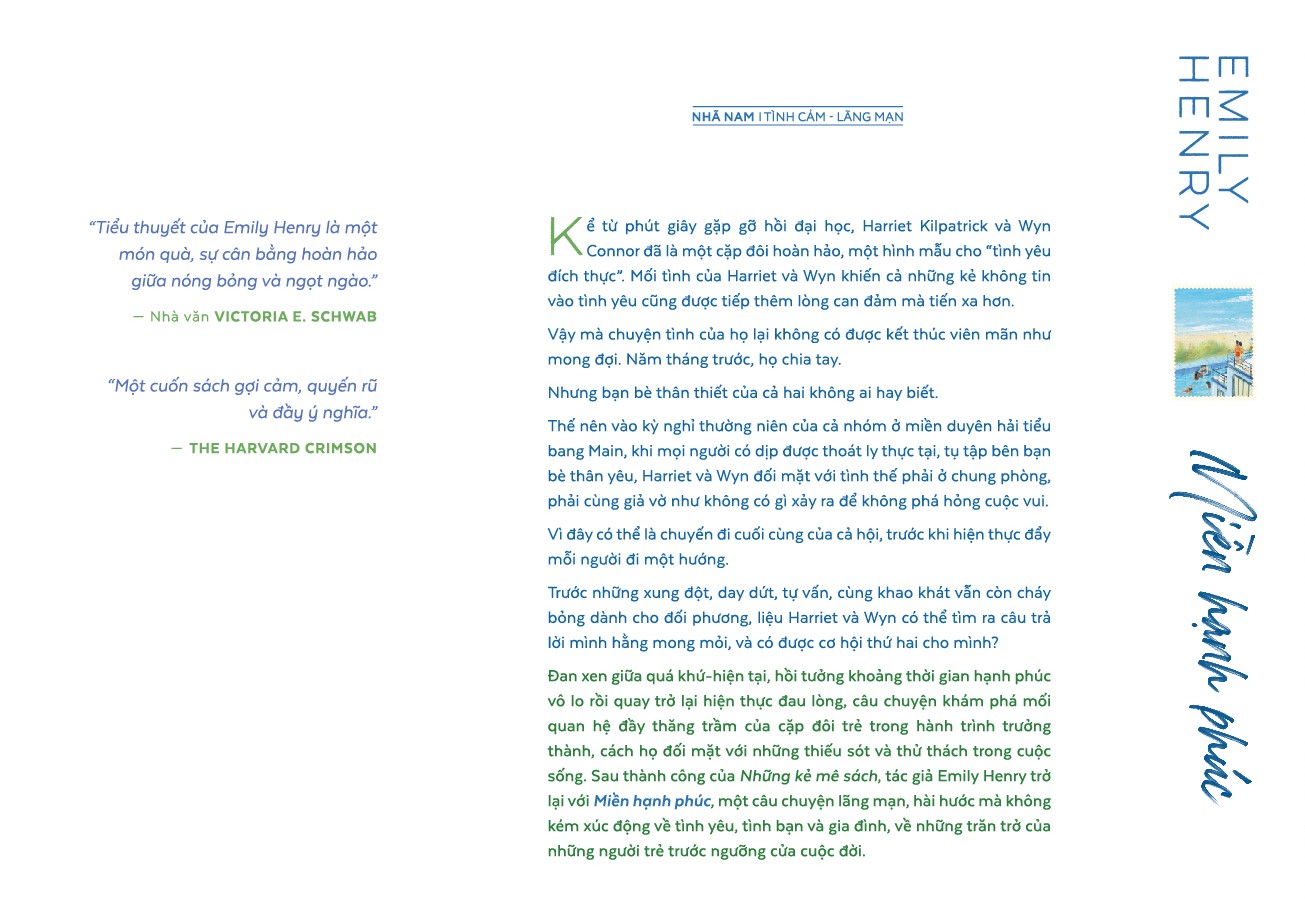 Sách - Miền hạnh phúc (Emily Henry) (Nhã Nam Official)