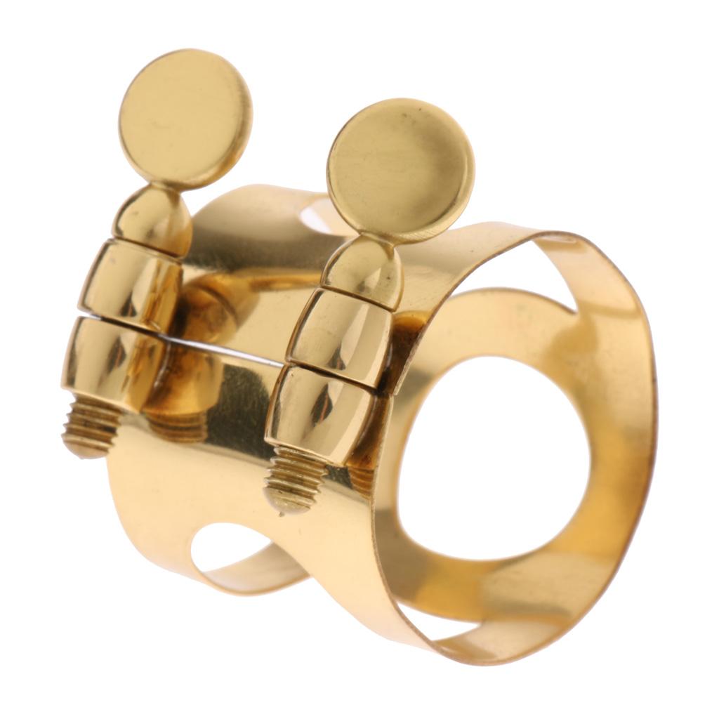 Sunnimix Kim Loại KÈN SAXOPHONE EB Đầm Kẹp Cho Saxophone Alto Linh Kiện Thay Thế