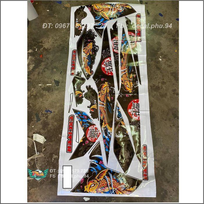 Tem Exciter 150 Cá chép