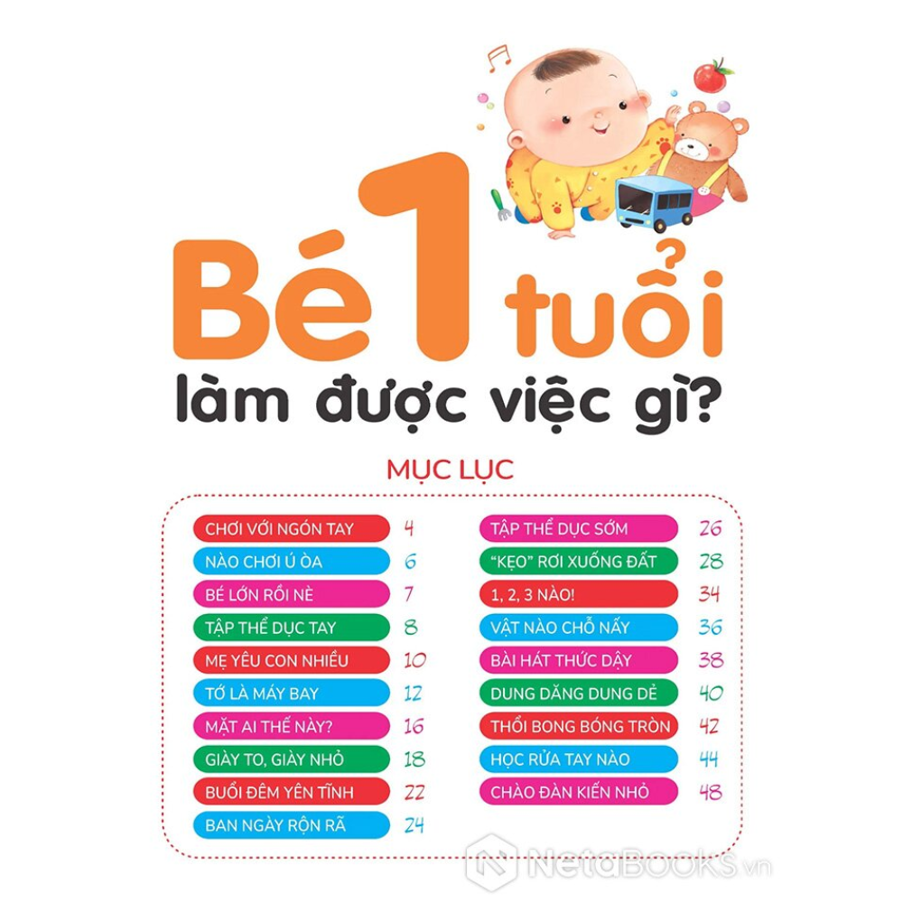 Hiểu Từng Tuổi Con: Bé 1 Tuổi Làm Được Việc Gì?