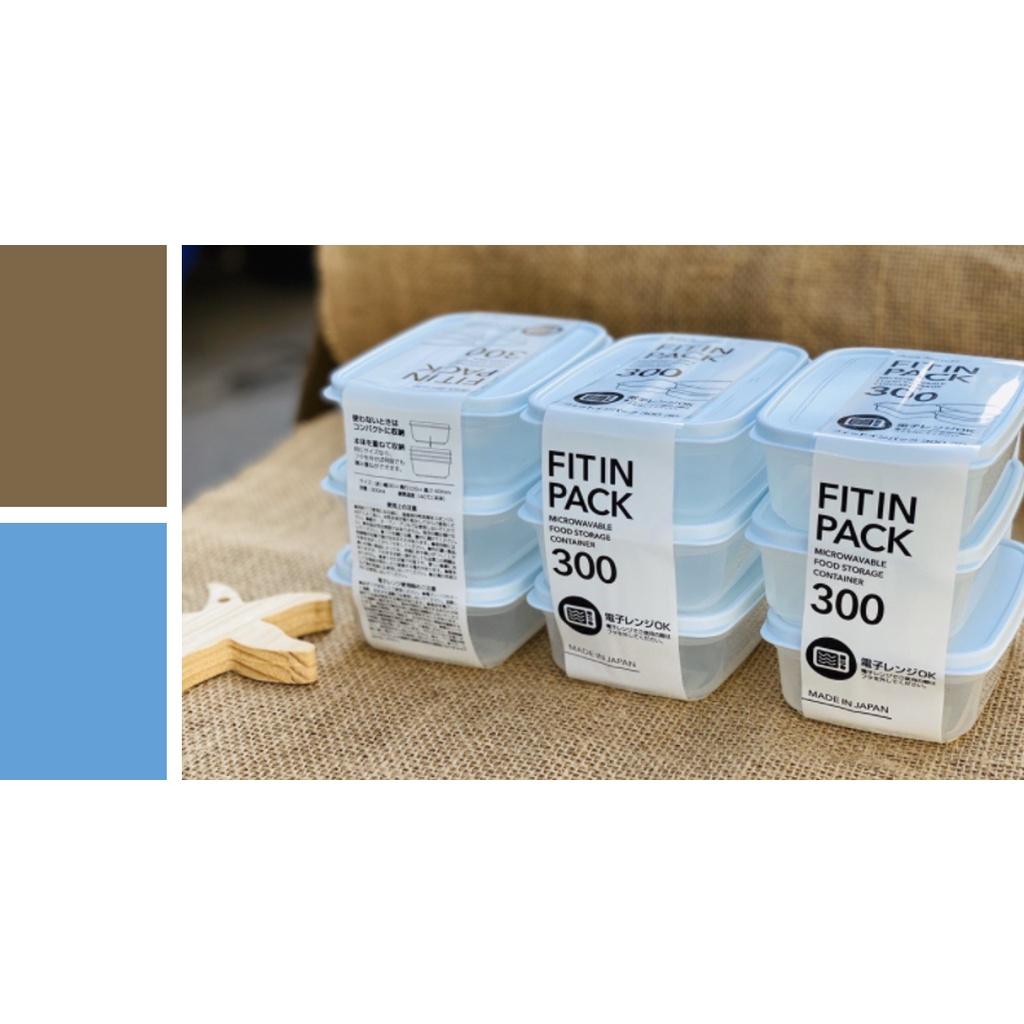 GIẢM SỐC - Set 3 hộp nhựa nắp dẻo 150ml - Hàng nội địa Nhật