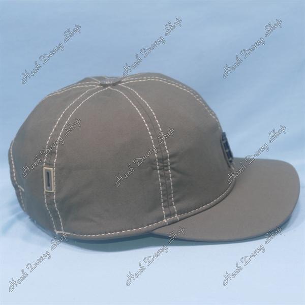 Nón kết Z Caps chạy chỉ nổi, mặt hình chữ nhật phía trước chất liệu cotton xịn mũ lưỡi trai trẻ em z caps từ 6-12 tuổi vòng đầu từ 52-55cm - Rêu