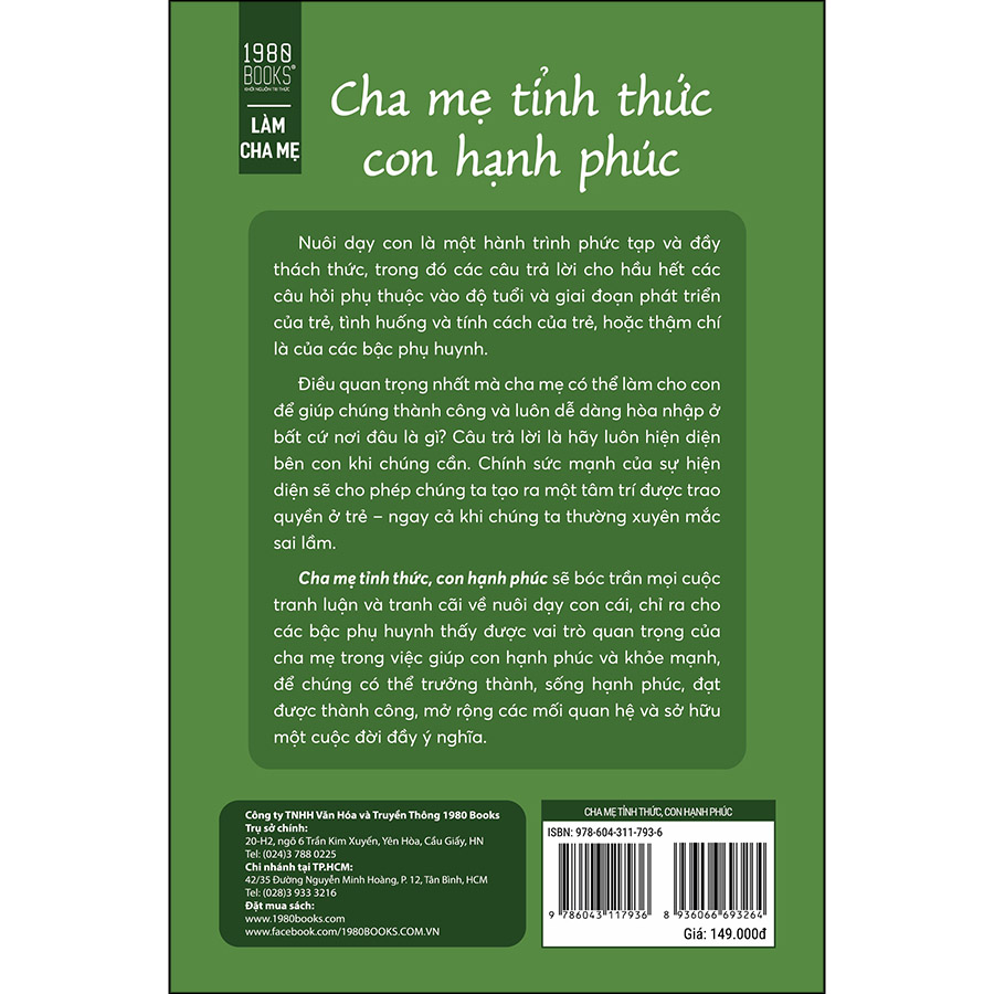 Cha mẹ tỉnh thức, con hạnh phúc