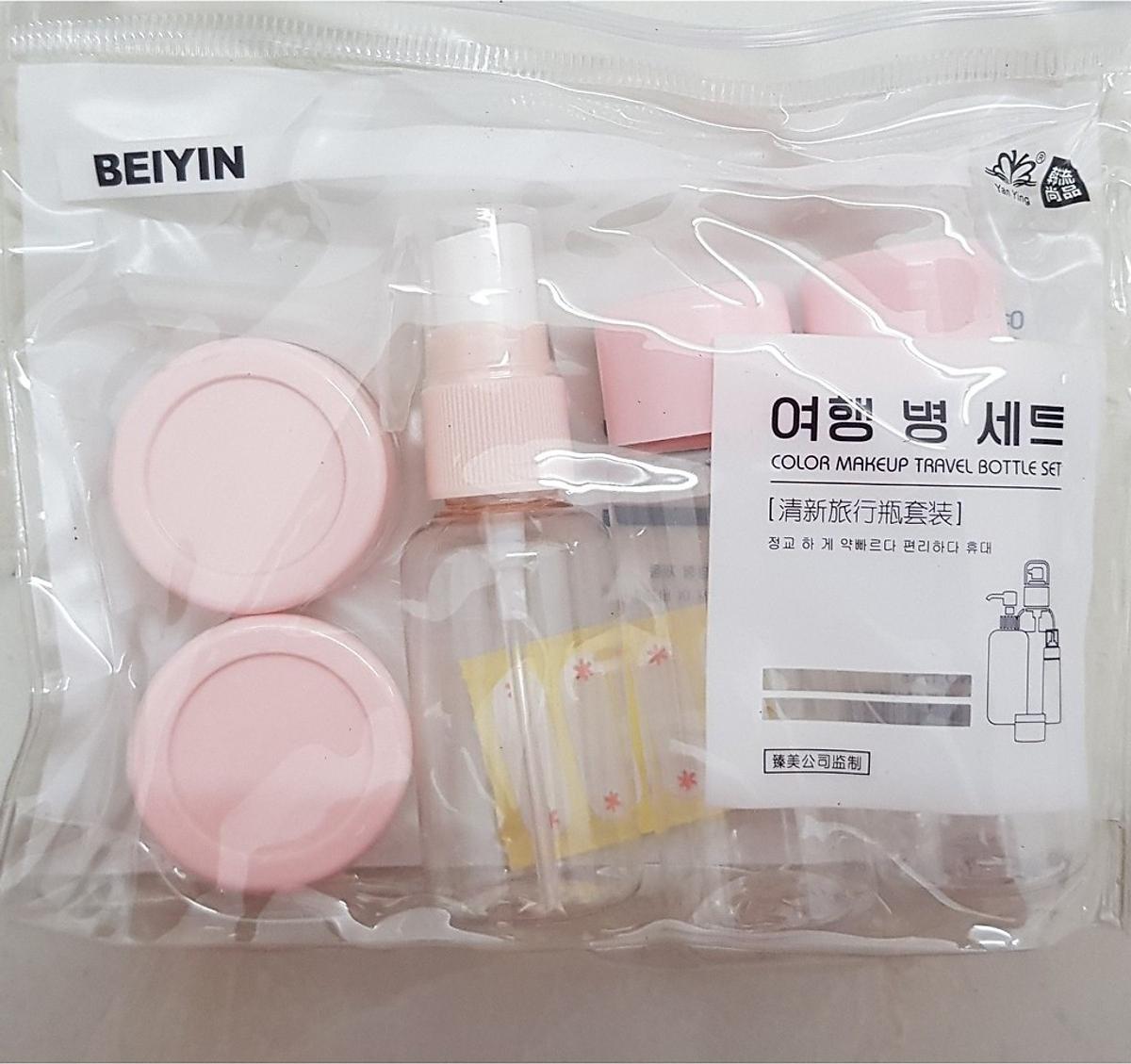 Bộ chiết mỹ phẩm mini Hàn Quốc 7 Món