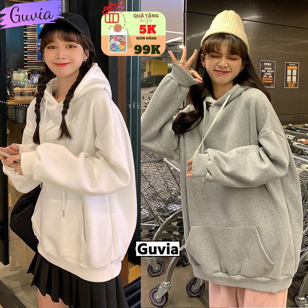 Áo Hoodie Trơn BASIC 2022 Chất NỈ Ngoại PE Form Rộng Nam Nữ