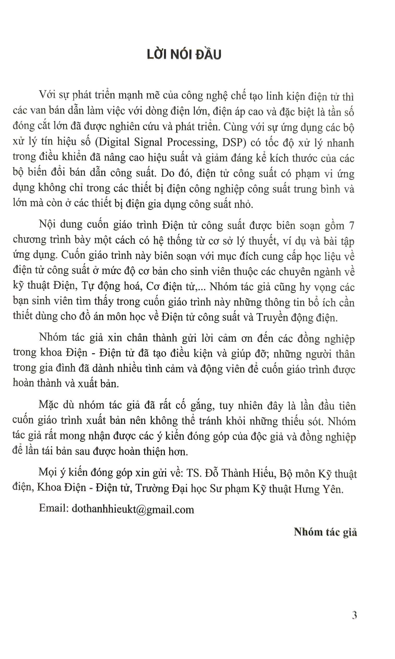 Giáo Trình Điện Tử Công Suất