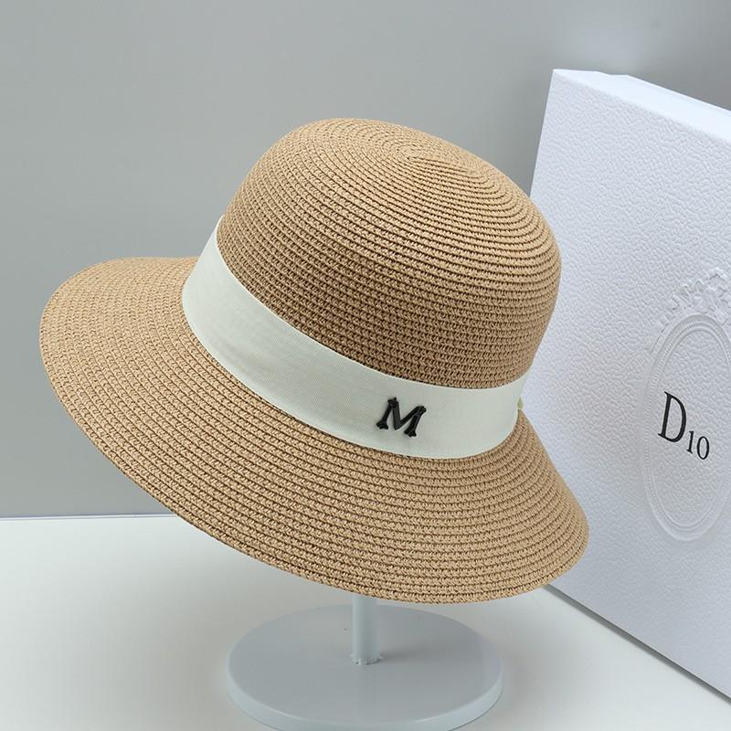Mũ Cói Đi Biển Nón Cói Nữ Rộng Vành Chữ M- Form Chuẩn Đẹp Nhiều Màu Hot Trend