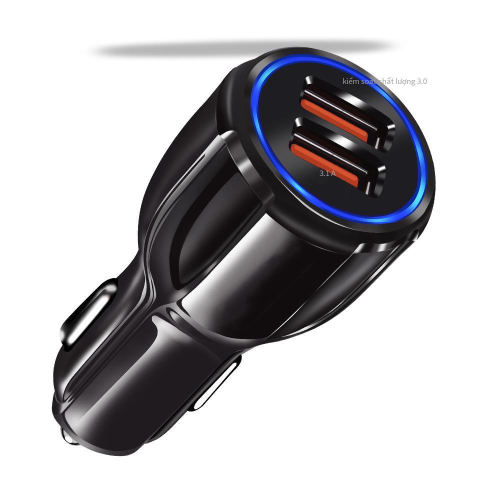 Đảm Bảo Chất Lượng QC3.0 Dual USB Sạc Xe Hơi 6A 2 Cổng Sạc Xe Hơi Sạc Nhanh Sạc Xe Hơi Bông Sen Sạc Xe Hơi