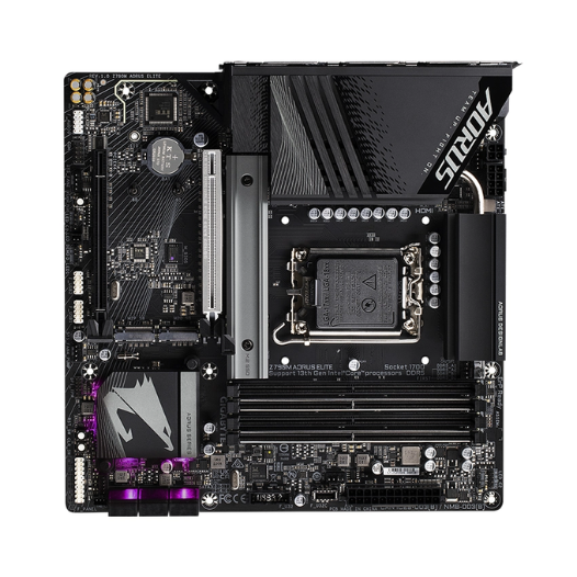 Mainboard Gigabyte Z790M AORUS ELITE (Intel Z790, Socket LGA1700, Micro ATX, 4 khe RAM DDR5) - Hàng Chính Hãng