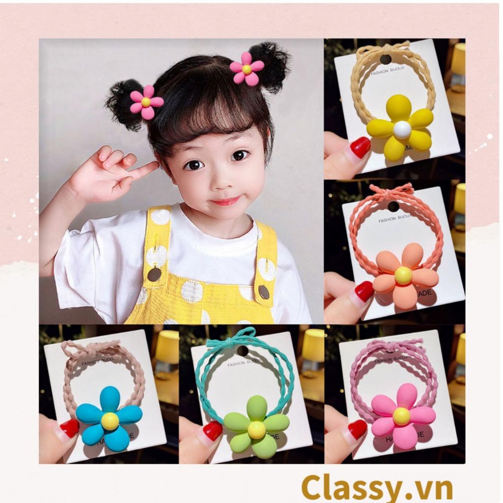 Dây cột tóc Classy phong cách hoa mùa hè PK1618