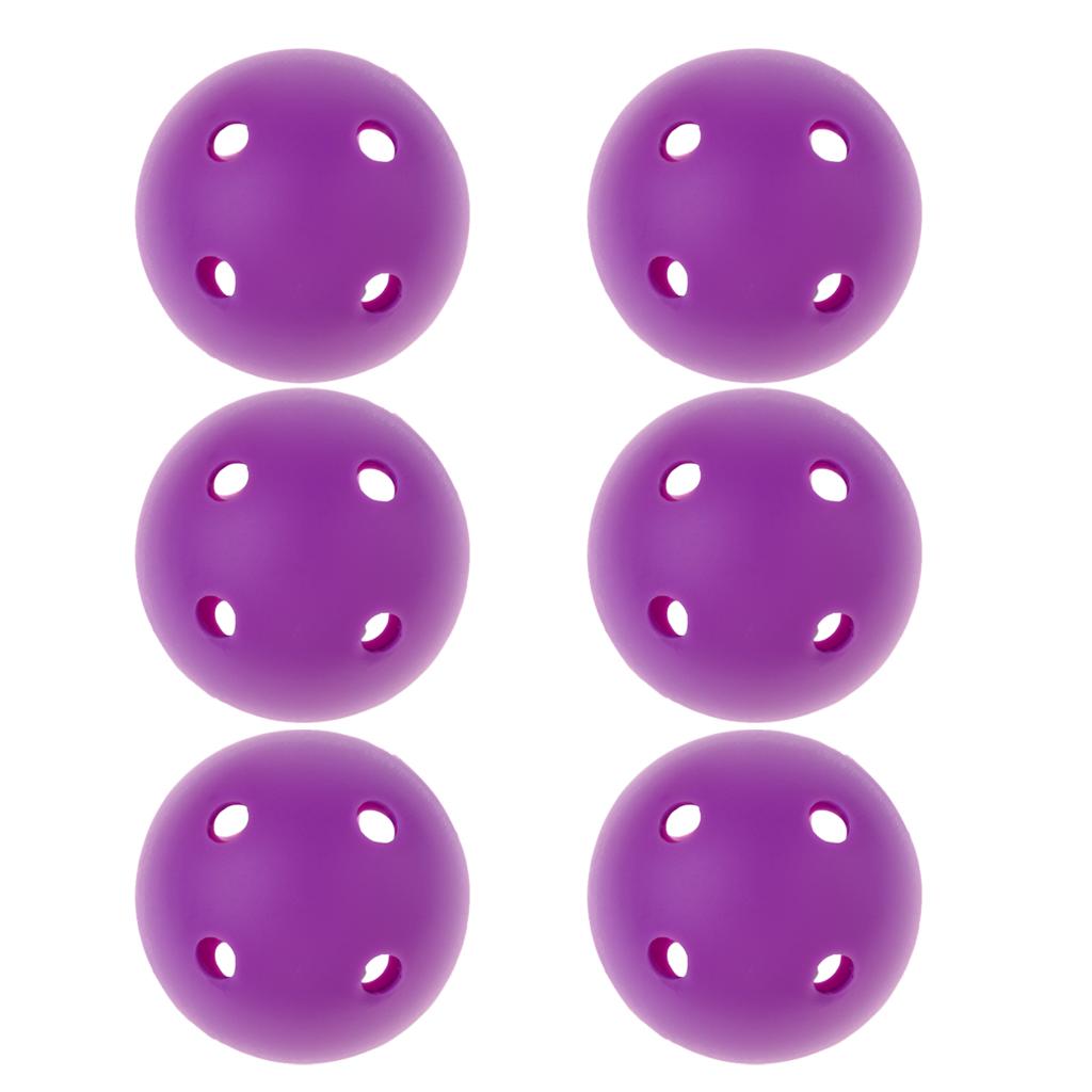 6 Pieces Lightweight Golf Balls Indoor Practice Golf Balls 2 Color Options