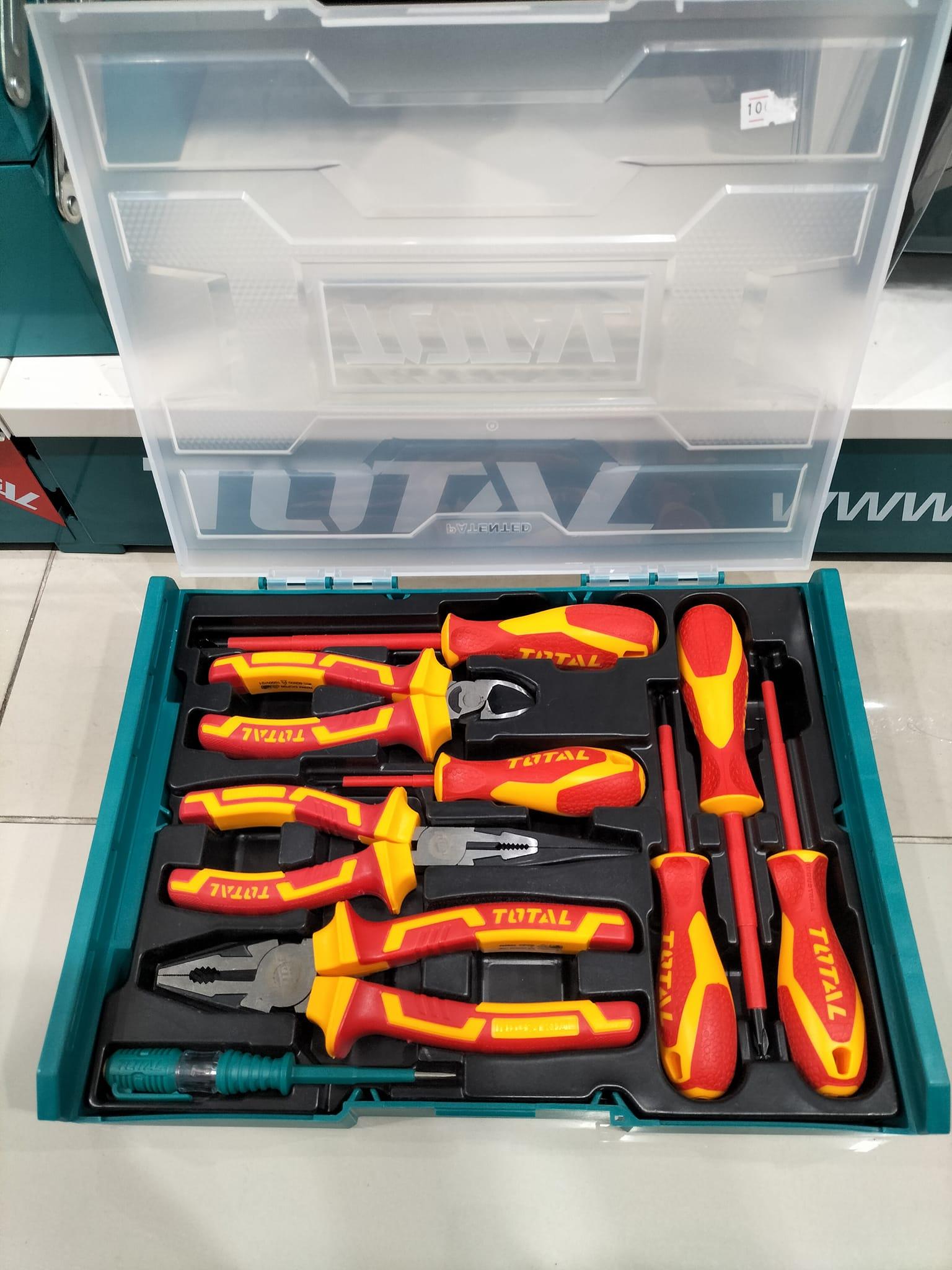 BỘ 9 CÔNG CỤ CẦM TAY CÁCH ĐIỆN TOTAL THKTV02H091 - HÀNG CHÍNH HÃNG