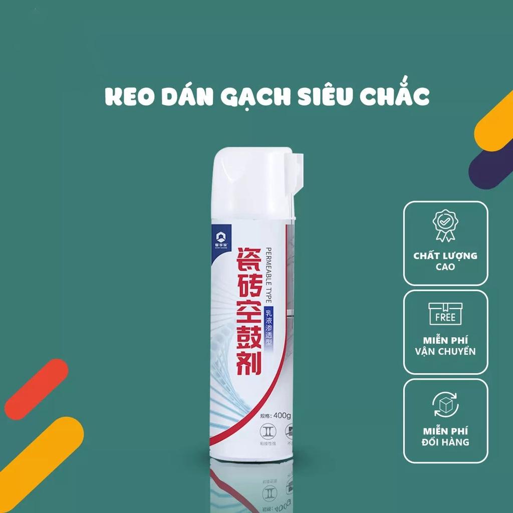 Bình Xịt Keo Dán Gạch Men Shiny Guard Cao Cấp 400g - Dính Siêu Chắc, Siêu Bền -Dùng Dán Gạch,Nền,Sàn Nhà