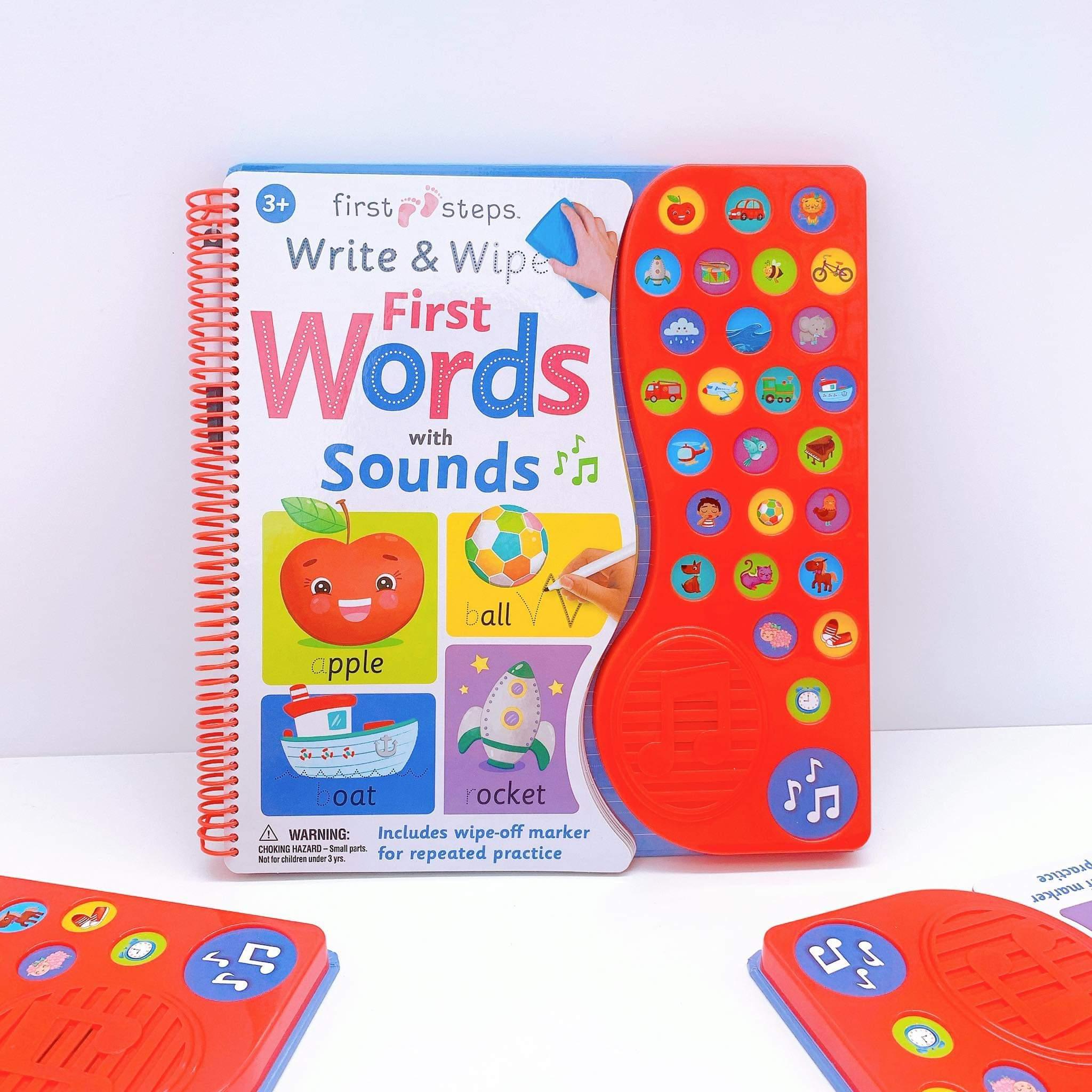 Write and Wipe First Words with Sound