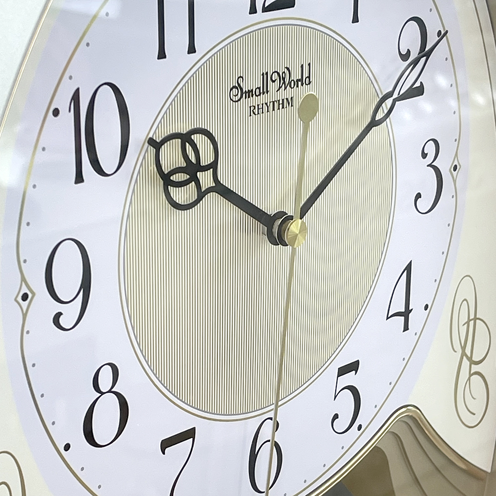 Đồng hồ treo tường Nhật Bản Rhythm 4MJ447WU18 – KT 35.2 x 43.3 x 7.3cm, Dùng PIN.