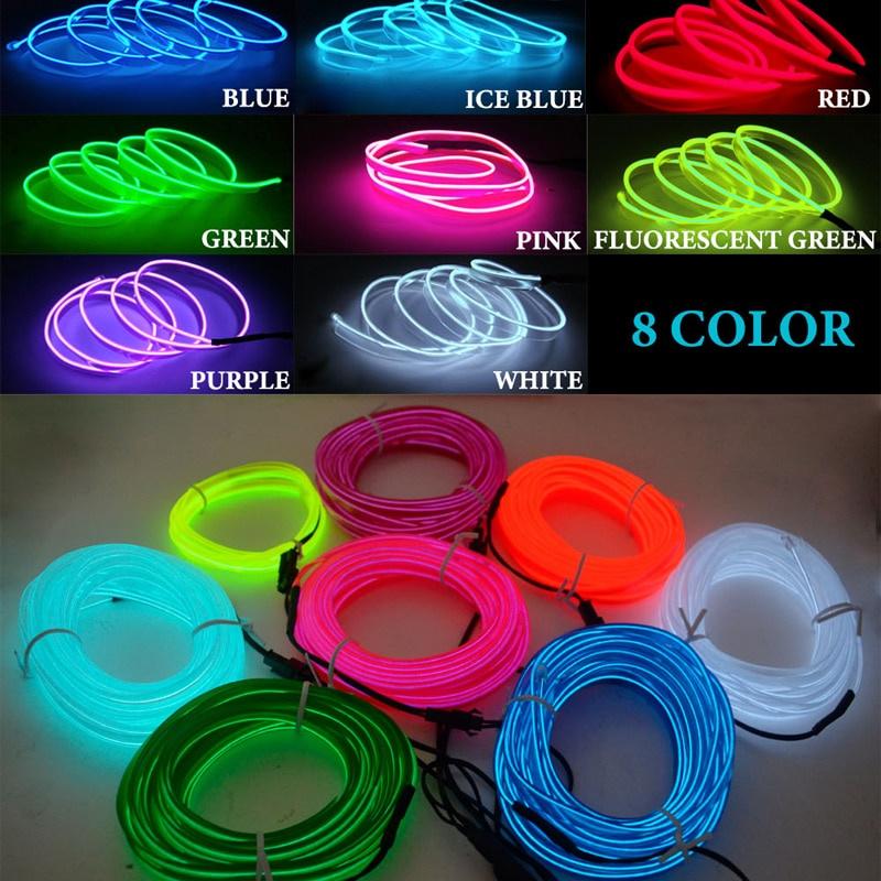 Dây Đèn Led 5m 8 Màu Trang Trí Xe Hơi