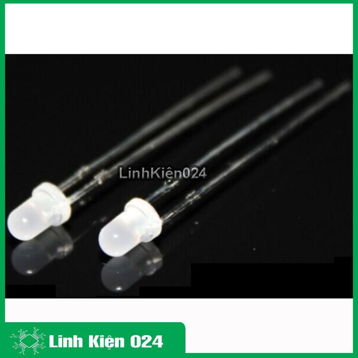 Led Đục 3mm Gói 1000 Bóng-Chân Dài - Ánh Sáng Dịu Nhiều Màu Lựa Chọn