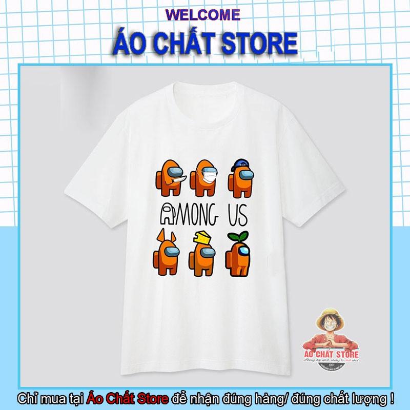 Áo thun bé trai hình Among Us Cam đẹp | Áo Among Us mẫu mới vải đẹp AU13 | Áo Chất Store