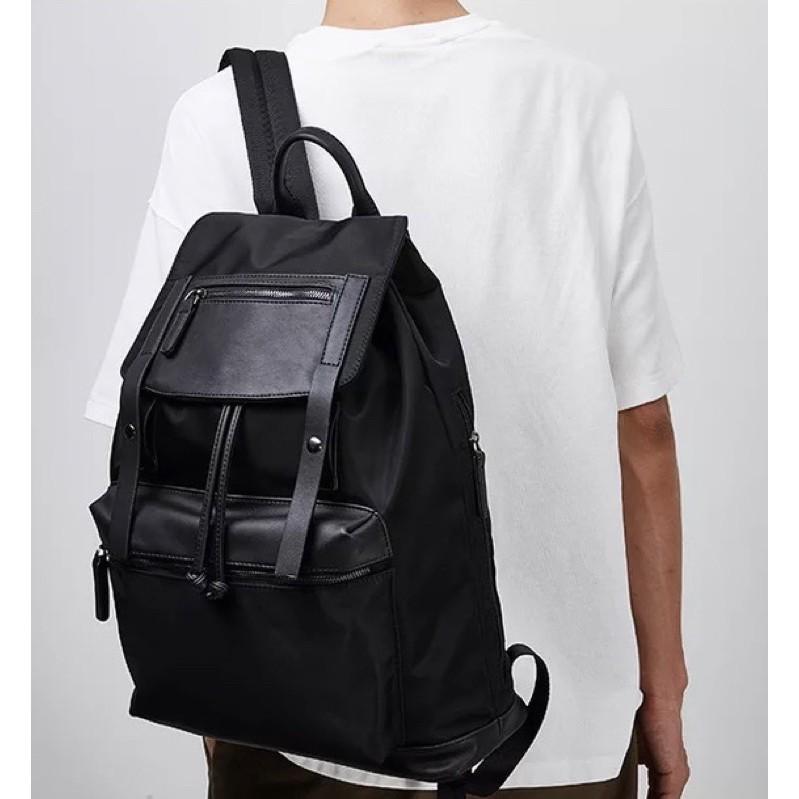 Balo Unisex Vải Đáp Da