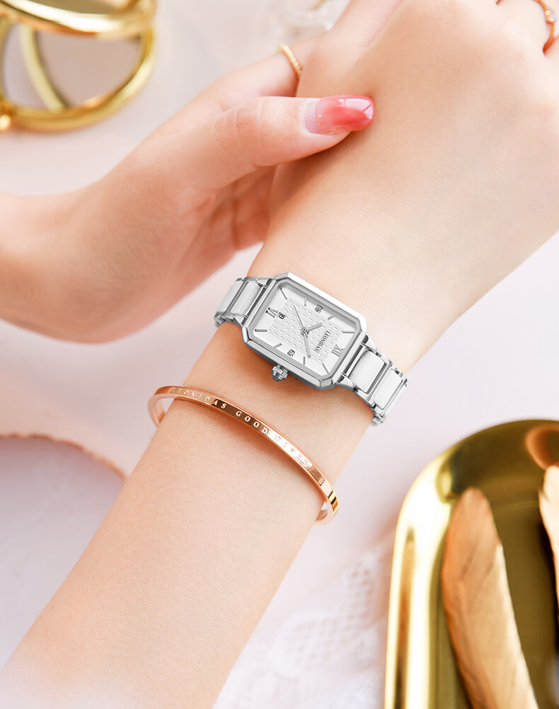 Đồng hồ nữ chính hãng LEONIDAS LD80155-1 Kính sapphire ,chống xước ,Chống nước 50m ,Bh 24 tháng,Máy điện tử (Pin)