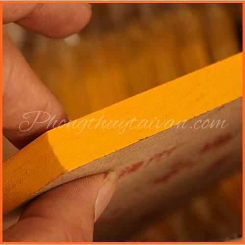 Gương Bát quái Tiên Thiên Lồi/Lõm Cạnh Vàng tặng Móc treo,Ngũ vị bao sái