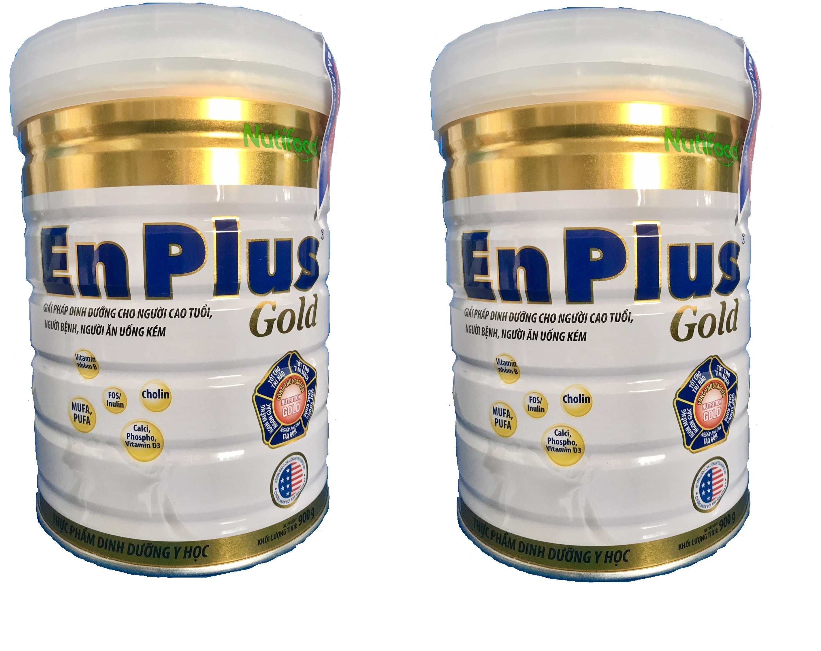 Combo 2 hộp Sữa Bột Nutifood Enplus Gold (900g) – DD hàng ngày cho người trưởng thành