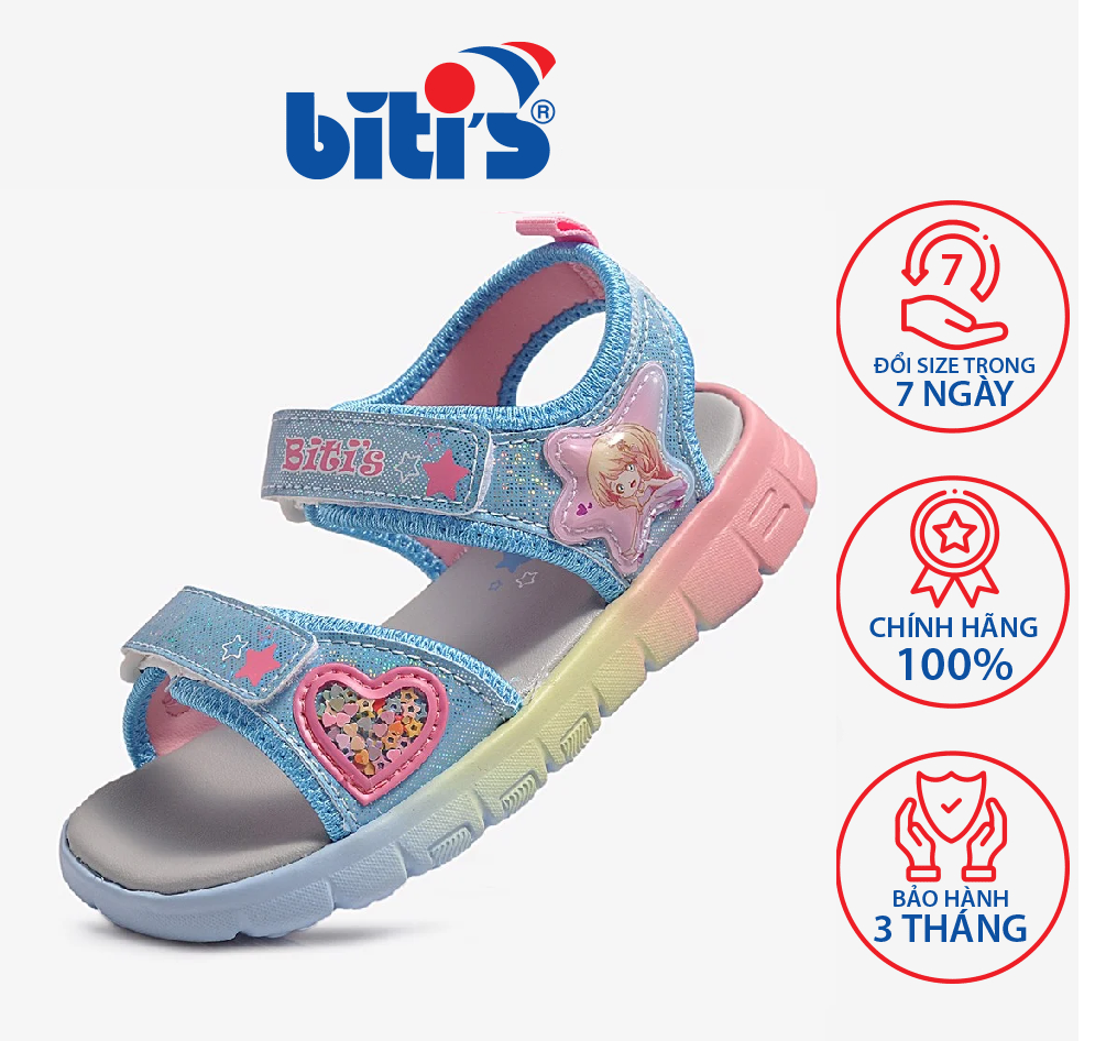 Sandal Biti's Bé Gái BEG001000XDG Đế EVA Siêu Nhẹ size (24 - 29 )