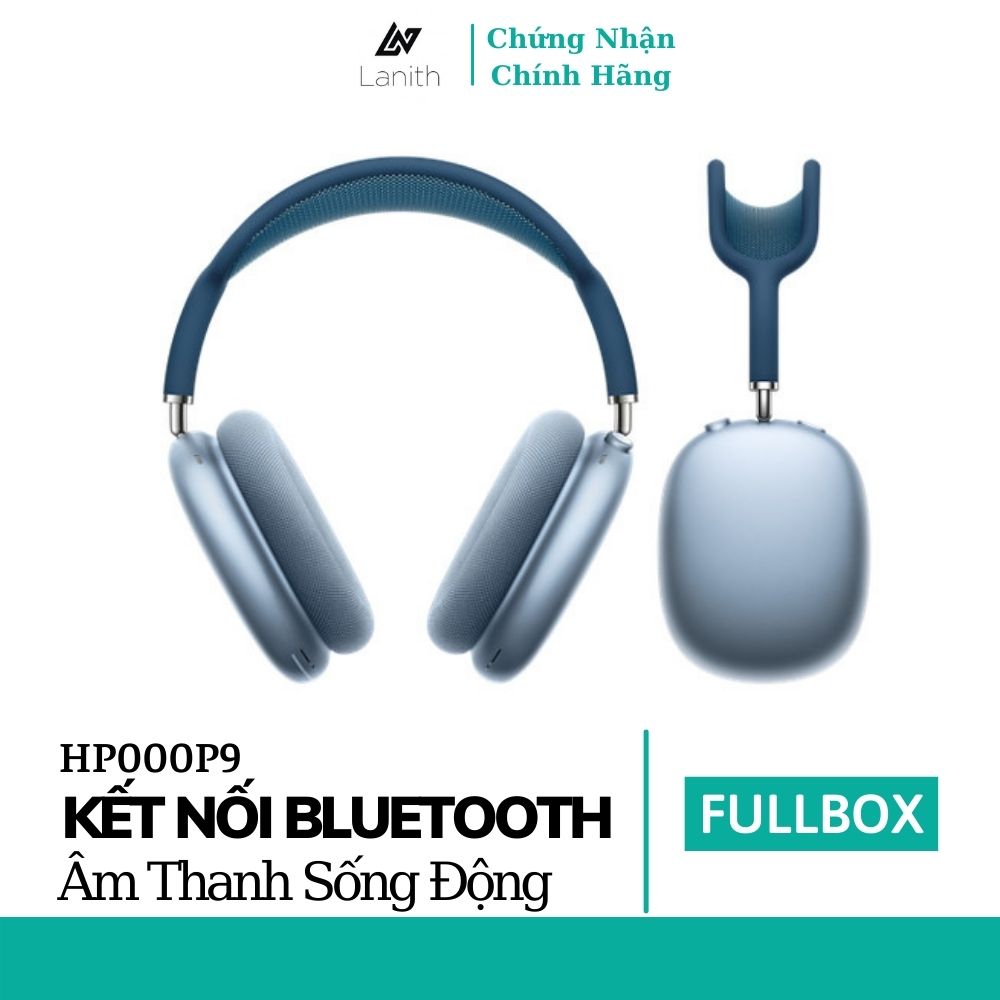 Tai nghe chụp tai bluetooth Lanith chống ồn Air Max P9 – Dễ dàng kết nối với tất cả các hệ điều hành – Hàng nhập khẩu - HP000P9