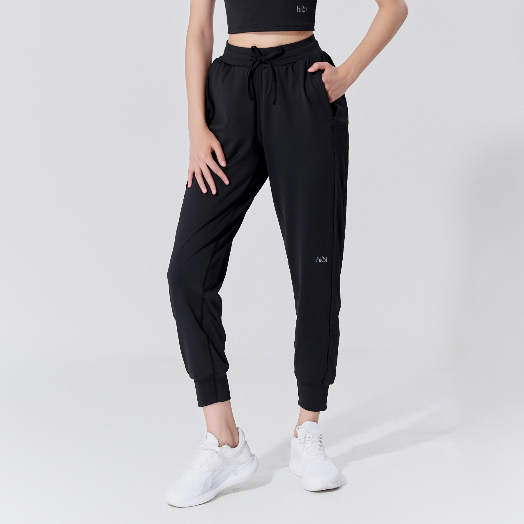 Quần Jogger Tập Yoga Gym Hibi Sports QD319, Kiểu Jogger Có Túi Phối 2 Bên